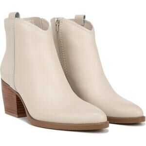Elegant Cream Ankle Boots